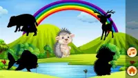 Animal Shapes & Puzzle Kids - Formas de Animales Screen Shot 1