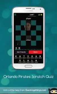 Orlando Pirates Scratch Quiz 2018 Screen Shot 0