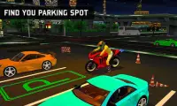 बाइक पार्किंग गेम 2017: शहर ड्राइविंग साहसिक Screen Shot 5