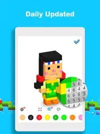 Voxel - 3D Color by Number & Pixel Coloring Book Screen Shot 11