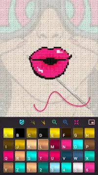 Cross Stitch: Color by Number Screen Shot 1