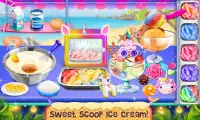 Ice Cream - Frozen Desserts Rainbow Unicorn Screen Shot 4