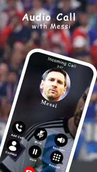 Messi Calling Video Call Prank Screen Shot 3