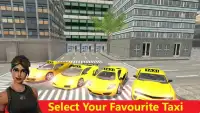 Crazy taxi rush city holiday game Screen Shot 1