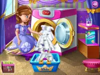 Young Princess Laundry Wash Day - Ironing clothes Screen Shot 3