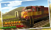 Moden Keretapi Drive Sim 2016 Screen Shot 1