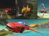 Flying Car Flight Pilot Sim 3D Screen Shot 14