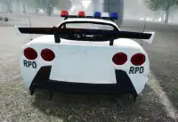 警察の車の運転手ドリフト2018 Screen Shot 1