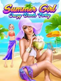 Summer Girl Crazy Beach Party! Screen Shot 1