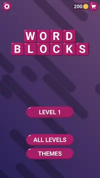Word Blocks - Word Tiles Puzzle Game Screen Shot 0