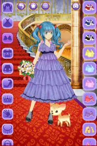 Princesse Anime Jeu Dress Up Screen Shot 2