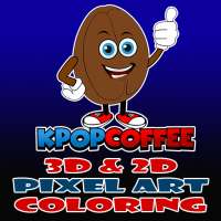 Kpop Coffee Pixel Art (Coloring by Number)