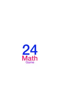 24 Math Game Screen Shot 0