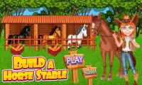 Build A Horse Stable Farmhouse: Animal Pet House Screen Shot 5