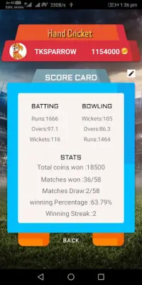 90's Mania Hand Cricket : Online Multiplayer Screen Shot 7