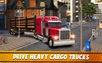 Euro Truck Simulator 2 : Cargo Truck Games Screen Shot 8