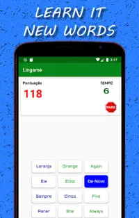 LinGAME - Portuguese English Screen Shot 2