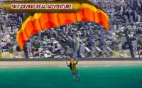 US Army Parachute Sky Diving 3D Game Screen Shot 2