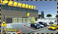 Supermarkt Taxi Driver 3D-Sim Screen Shot 13