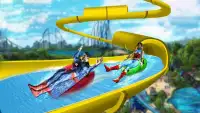 Superhero New Water Slide Game Screen Shot 1