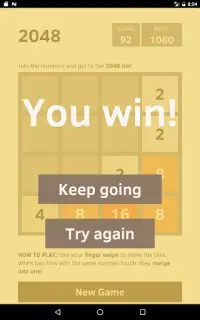 2048 (Ad Free) Screen Shot 7