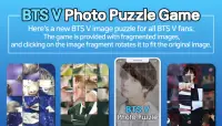 BTS V Photo Puzzle- Kim Taehyung V Image Puzzle Screen Shot 0