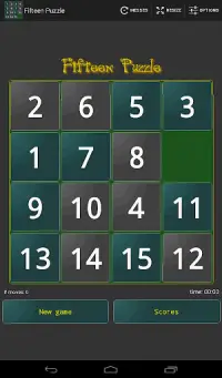 Fifteen Puzzle Screen Shot 6