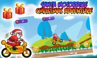 Santa Motorbike Christmas Adventure Screen Shot 2