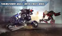 Angry Bull Attack Robot Transforming: Bull Games Screen Shot 11