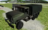Green Military Convoy Truck Screen Shot 0