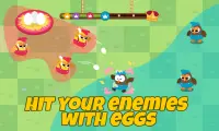 Egg.io - Chicken Battle on the Farm Screen Shot 1