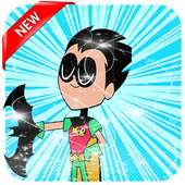 Super titans Go subway: Superhero teen Rush