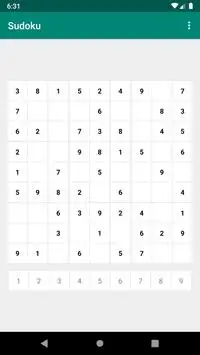 SUDOKU Screen Shot 0