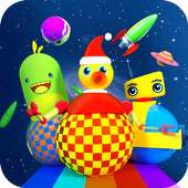 3D Space Robots - Free Colorful Game For Kids
