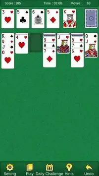 Klondike Solitaire Screen Shot 2