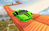 Impossible Car Stunt Game 2021 - Racing Car Games Screen Shot 1