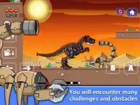 T-Rex Dinosaur Fossils Robot Age Screen Shot 5