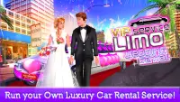 VIP Limuzin Servisi - Lüks Düğün Araba Sürüş Sim Screen Shot 4