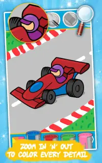 Cars coloring pages for kids Screen Shot 5