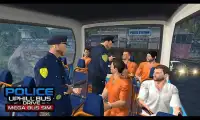 Police Uphill Bus Drive-Mega Bus Simulator Screen Shot 2