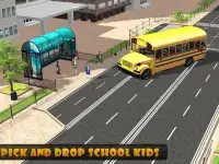Bus Sekolah driver Simulator Screen Shot 16