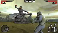 New kung Fu karate: Army Battlefield Fighting Game Screen Shot 2