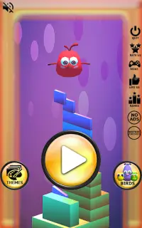 Bird Stack Jump Screen Shot 2