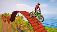 Motosikal Aksi Percuma 2019 - Bike Stunts Free Screen Shot 4