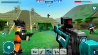 Blocky Cars: игра стрелялка Screen Shot 2