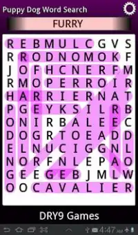 Puppy Dog Word Search Screen Shot 10