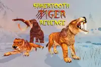 Sabertooth Tiger Revenge: Animal Fighting Games Screen Shot 4