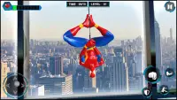 Frog Rope City Fight: Spider Power Crime Battle Screen Shot 1