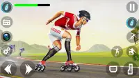 Roller Skate Stunt Racing Game Screen Shot 1