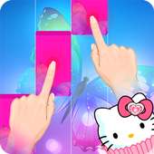 Pink Hello Kitty Piano Tiles